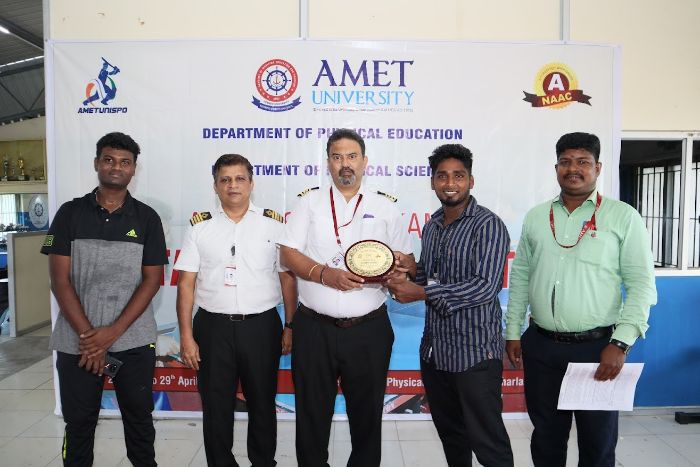 AMET - Sarath Kamal Table Tennis Fest, organized by Dept. of Physical Education and Nautical Science, on 27 Apr 2022