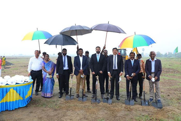 Construction Commencement Ceremony for the establishment of A.P. Moller-Maersk - AMET Centre of Excellence at Thenpattinam, on 28 Oct 2021