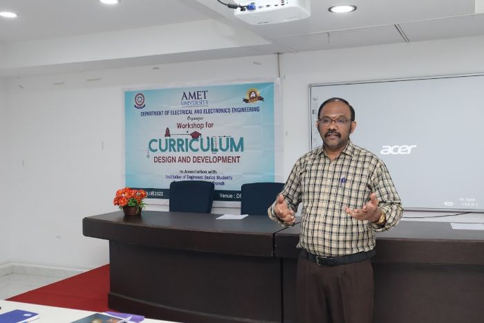 A Workshop for Curriculum Design and Development, in association with Institution of Engineers (India) Students Chapter, organized by Dept. of EEE, on 13 May 2022