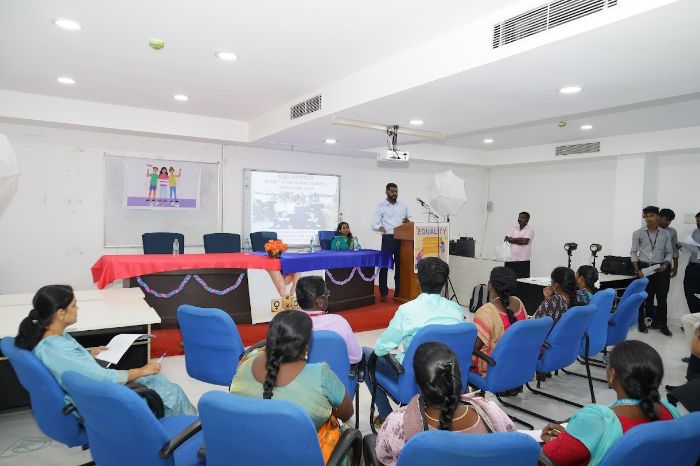 AMET and Maersk organized a Gender Sensitization Programme for Supporting Staff, on 08 Jul 2023