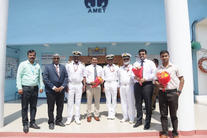 Mr. Sivananda Rajaram, Managing Director and Team from M/s. New Shipping Kaisha Ltd., Chennai visited to campus to recruit our students from DGS courses, on 26 Aug 2022
